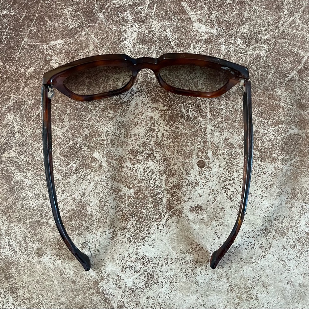 Balenciaga Rectangle Shield Sunglasses Brown Italy Used Condition *See Descrip* - Picture 9 of 12